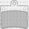 BORG & BECK BBP1668 Brake Pad Set, disc brake